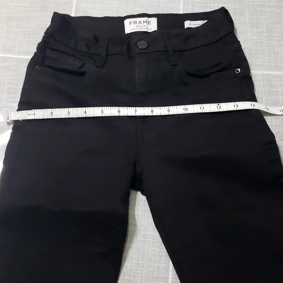 Frame Le Crop Mini Boot Jeans color Herring 'BLACK